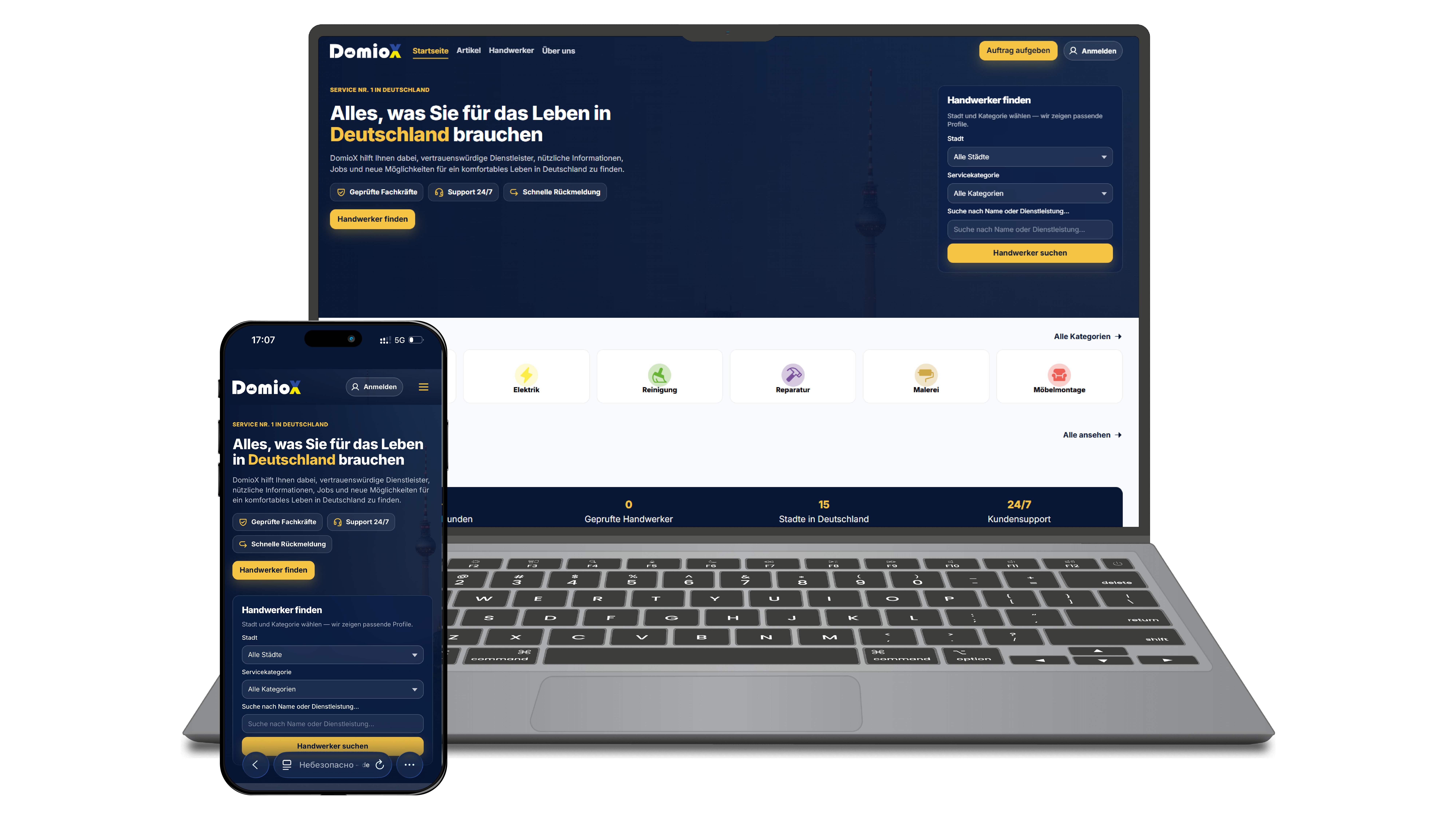 DomioX Plattform Konzept